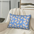 thumbnail image 6 of KLL Kawaii Corgi Pattern Silk Pillowcase for Hair and Skin Standard Size 20"X 30" Soft Breathable Pillow Covers for Sleeping, 6 of 7