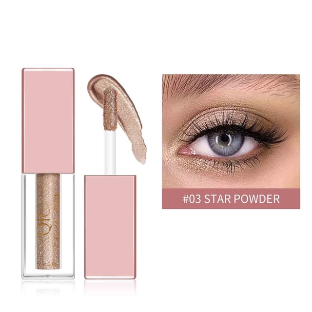 Xihbxyly Delineador de Ojos con Purpurina, Líquido Profesional con Pincel Fino, Resistente Al Agua y Duradero, con Colores Brillantes, Ideal para Maquillaje de Ojos, Ideal para Fiestas Nocturnas y Fá