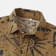 thumbnail image 5 of Camisas Y Playeras Playa Turn-Down Sleeve Sun Camisa de hombre Estampado de camisa casual corta Camisas de hombre (Khaki, 3XL), 5 of 7