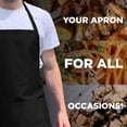 thumbnail image 5 of ApronMen, Funny Aprons for Men - Dude with Food - 100% Cotton with Pockets - Green Camo, 5 of 6