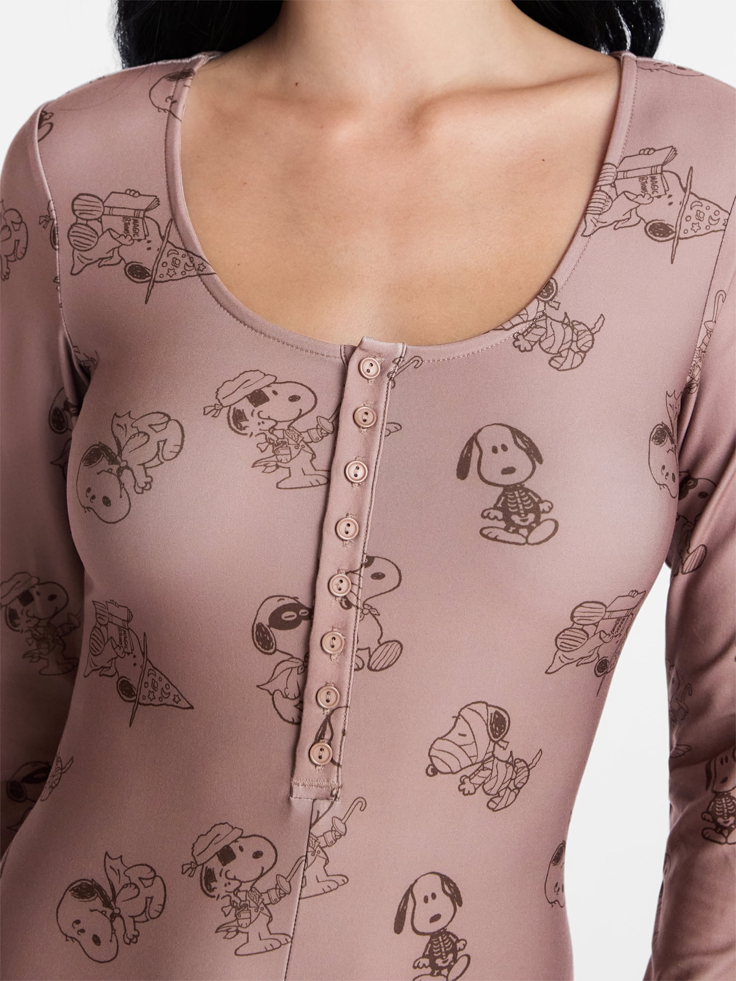 Peanuts Snoopy Costumes Women's and Women's Plus Lic Onesie, Sizes XS-3X