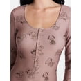 thumbnail image 4 of Peanuts Snoopy Women's and Women's Plus Costumes One Piece Sleep Romper, Sizes XS-3X, 4 of 5