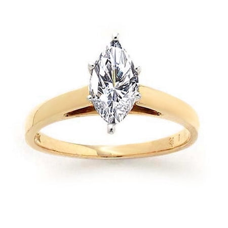 1 Carat Marquise Diamond Solitaire