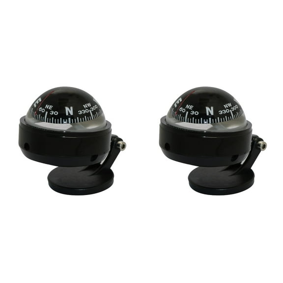 2 Count Marine Compass for Boats outside Nautical Ball