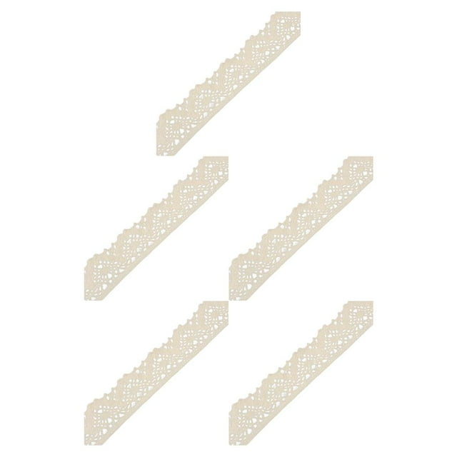 relayinert 1 Roll Lace Craft Ribbon Exquisite Useful Cotton Charming Sewing Accessory Clothes Supplies Delicate Lace Trim Type11 5Set
