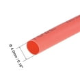 thumbnail image 3 of Heat Shrink Tubing 4mm Dia 7mm Flat Width 2:1 rate Shrinkable Tube Cable Sleeve 7m - Red, 3 of 5