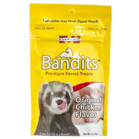 UPC: 0766501003840 | Marshall Bandits Premium Ferret Treats – Chicken Flavor