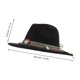 thumbnail image 3 of 1 sombrero de jazz de estilo étnico práctico, sombrero de lana de estilo étnico, sombrero de jazz retro., 3 of 7