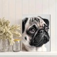 thumbnail image 2 of Qisvanset Swirl Paint Splatter Abstract Canvas Print 12x16 Inch Interior Decor, 2 of 8