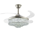 thumbnail image 2 of Lampara Ventilador de Techo LED Royale Luxica Lighting Cromo, 2 of 7