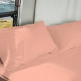 thumbnail image 3 of DNG Creations Solid Peach Colour 6 Piece Zipper Sheet Set - Include (1 Fitted Sheet Base, 2 Sheet has Zipper, 1 Flat Sheet And 2 Pillowcase) 800 Threads Count ( Queen - Size ), 3 of 7