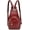 Burgundy, variant on Small Leather Convertible Backpack Sling Purse Shoulder Bag for Women