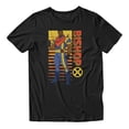 thumbnail image 2 of Marvel X-men 97 D+ Bishop Lucas Striped Retro Men's T Shirt (Black, S-XXXL), 2 of 4