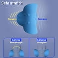 thumbnail image 4 of Neck and Shoulder Relaxer, Cervical Traction Device for Cervical Pain Relief and Cervical Alignment, Chiropractic Pillow, Neck Traction for Muscle Tension Relief, Headache Relief, neck stretcher（Blue）, 4 of 5