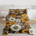 thumbnail image 2 of Castle Fairy Chic Floral Sunflower Full Size Comforter Sets,Vintage Flowers Bedding Sets, 2 of 8