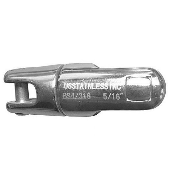 US STAINLESS Stainless Steel 316 Anchor Swivel Connector 5/16" or 8mm Marine Grade