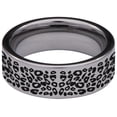 thumbnail image 4 of Leopard Tungsten Carbide Ring, 4 of 6