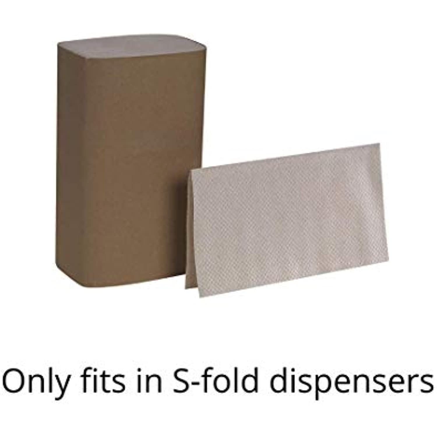 Pacific Blue Basic Recycled Multifold Paper Towels (Previously branded Envision) by GP PRO (Georgia-Pacific), Brown, 23304, 250 Towels Per Pack, 16 Packs Per Case
