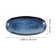 thumbnail image 3 of Plato de cerámica para sushi, plato de frutas, pescado, bandeja de comida, plato para servir comida, plato de aperitivos para el hotel, restaurante, en casa (tamaños grandes azules) HOMEMAXS MX7173730, 3 of 6