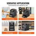 thumbnail image 6 of KFFKFF Automatic Coin Sorter and Counter for USD Coins, Handles 4 Denominations, Includes LCD Display, 200-Coin Capacity, with Coin Tubes and Storage Boxes, 6 of 9