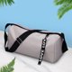 thumbnail image 4 of Bolsa de lona multifuncional, bolsa de gimnasio, bolsa de equipaje de mano para mujeres y hombres (gris), 4 of 5