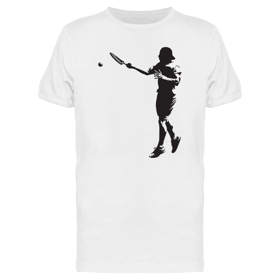 Tennis Player Forehand Swing T-Shirt Men -Image by Shutterstock, Male XX-Large