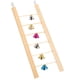 thumbnail image 4 of Wooden Bird Cage Step Ladder with Bells for Parrot Climbing and Exercise – Durable Natural Wood Perch for Bird Play, 4 of 5