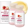 thumbnail image 1 of Crema revitalizante ultrafuerte de fresa, loción corporal exfoliante con triple ácido, piernas y brazos radiantes para la queratosis pilaris, humectante suave para la queratosis pilaris., 1 of 4