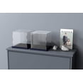 thumbnail image 4 of Acrylic Display Case with Navy Blue Velvet Base, Simple Self-Assembly Clear Acrylic Display Box with Lid, 6 Inch Cube Countertop Box for Collectibles, Home Organization (6x6x6 inch), 4 of 8