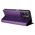 thumbnail image 4 of For HMD Fusion 5G Wallet Case Rhombus Imprinted Leather Phone Cover - Purple, 4 of 5