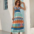 thumbnail image 2 of The Blue Tribe Sleeveless Dress Woman Fashion Long Dresses Women's Summer Suit Dress 2025, 2 of 7