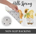 thumbnail image 6 of Pofeuu Hello Spring Sunflower Gnomes Print Flannel Doormats Rug16"x24"Rug Washable Doormats Indoor Outdoor Rugs for Layered Front Door Mats, Porch, Kitchen, Entryway, 6 of 7