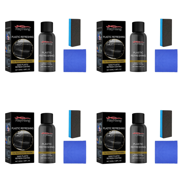Agente Revestimiento Refrescante Plástico 50ml Restaurador para Interior Coche A Prueba Polvo
