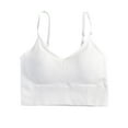 thumbnail image 1 of Mini Brands Mini Brands Tank With Built In Bra Womens Tank Tops Strap Stretch Cotton Camisole With Built In Padded Shelf Bra Small, 1 of 4