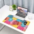 thumbnail image 6 of Kdxio Colorful Wool Balls Print Large Gaming Mouse Pad,Non-Slip Base,Water Resist Keyboard Pad for Gamer,Office & Home,29.5 x 15.8 in, 6 of 9