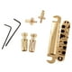 thumbnail image 2 of Kit de piezas para puente, rodillo, selleta y cejuela para guitarra eléctrica LP de 6 cuerdas Dorado, 2 of 9