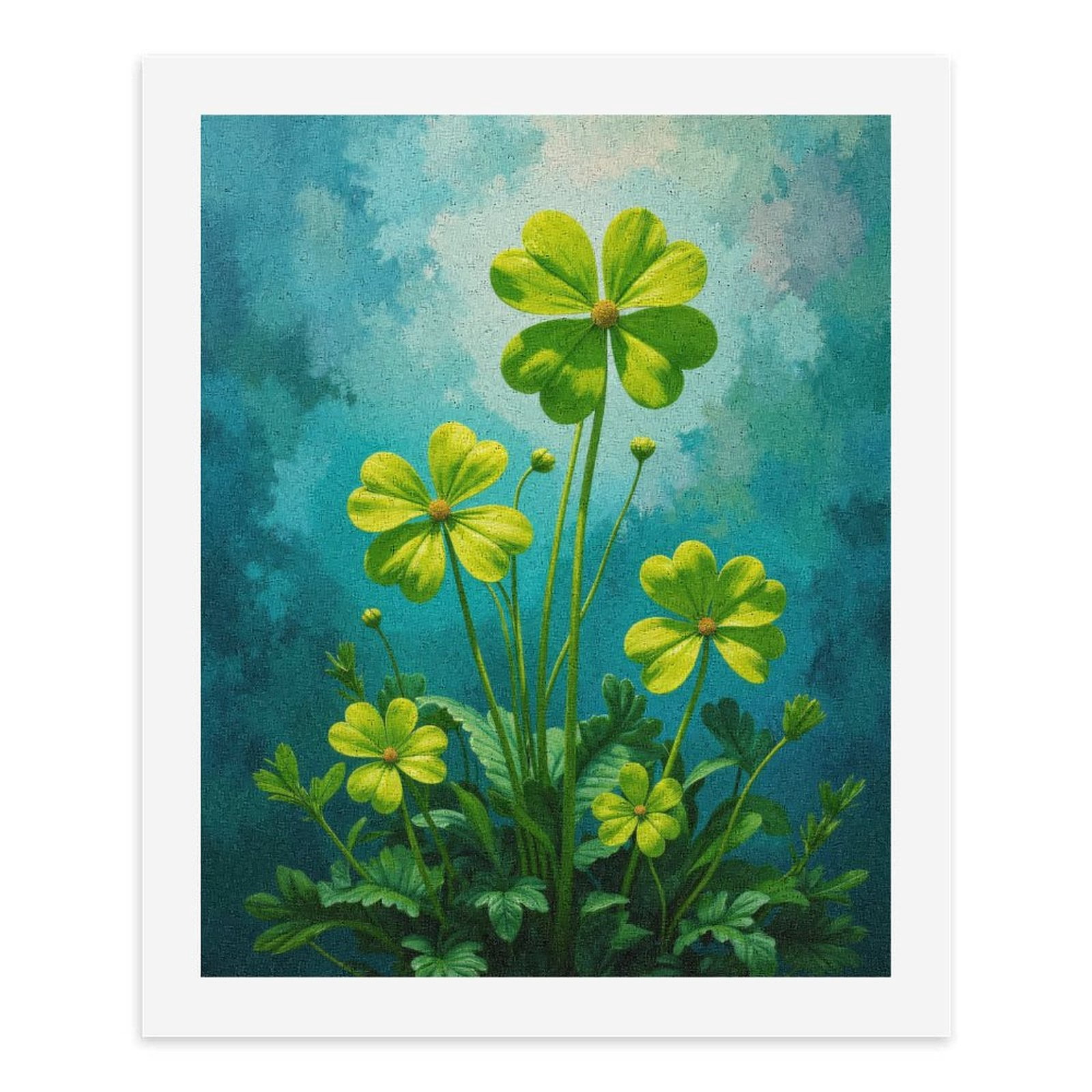Paint By Numbers Kit for Adults Beginner - Green Nature Art Painting DIY Canvas Painting Kits for Adults, Frameless Paint By Number for Adults for Home Wall Decor 16x20 Inch