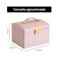thumbnail image 5 of Joyero Xtellar 3 Niveles Caja Organizador Joyería Alhajero Con Cajon Color Rosa, 5 of 5