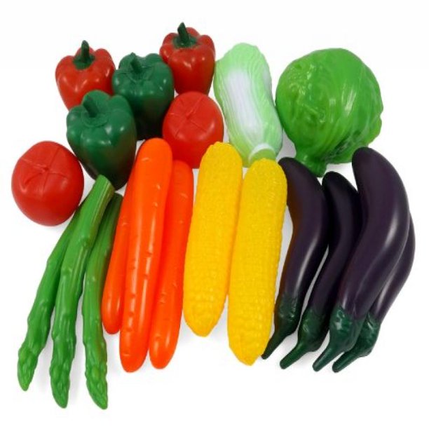 fruits and vegetables playset