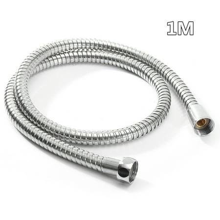 hose flexible shower adapter fitting replacement inch extension chrome steel hoses stainless plumbing 1m bathroom handheld detachable brass finish g1