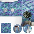 thumbnail image 1 of TUWABEII Fish Scale Peel and Stick Backsplash Tile Peel and Stick Tile Backsplash for Kitchen Self Adhesive Back Splashes Stick on Tile for Kitchen Bathroom Wall Tile Stickers, 1 of 8