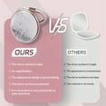 thumbnail image 4 of DESIGNICE 2Pcs Compact Mirror,Dynamic Glitter Effect Compact Mirror Bulk,Clear Makeup Check Small Mirror for Purse,Multicolor2, 4 of 7