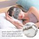 thumbnail image 3 of Paquete de 2 máscaras para dormir con diseño de animales de dibujos animados, de felpa suave, con los ojos vendados, para mujeres y niñas, para viajar, siesta, dormir por la noche (paquete de 2 o, 3 of 5