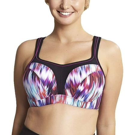 

PANACHE Digital Print Full-Busted Underwire Sports Bra US 36H UK 36FF NWOT