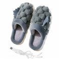 thumbnail image 2 of LOVEVER USB Heated Slippers Heated Feet Warmer Winter Office Heating Shoes Warm Plush Indoor Comfy Slippers  Smart Home Accessories, 2 of 5