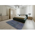 thumbnail image 5 of Ahgly Company Machine Washable Indoor Rectangle Industrial Modern Blue Whale Blue Area Rugs, 2' x 3', 5 of 7