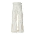 thumbnail image 4 of Y2k High Street Flared Cargo Multi Pocket Detachable Workwear Pants for Men and Women Solid Ropa Hombre Overalls Oversized, 4 of 4