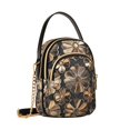 thumbnail image 7 of FORMRS Crossbody Bag for Women Quilted Travel Shoulder Cell Phone Purse with Chain Strap Handbag, Metallic Flower, 7 of 7