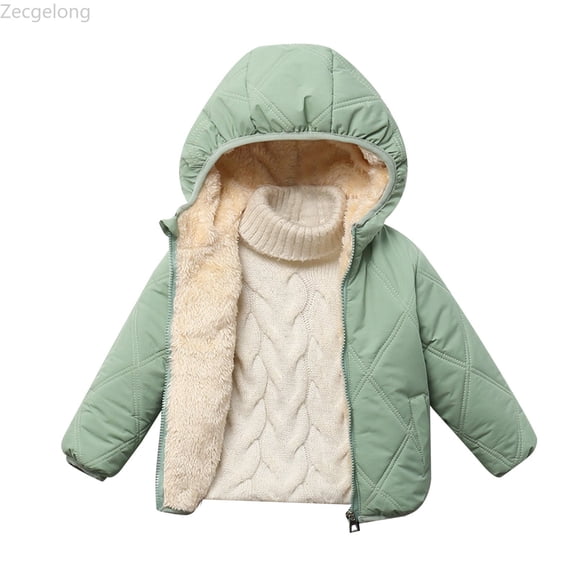 Zecgelong Autumn And Winter Padded Children's Short Padded Jacket Jacket Boys And Girls Baby Down Jacket