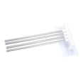 thumbnail image 5 of Wall Mounted Swivel Towel Rack 4 Arms 180 Rotation Stainless Towel Holder Storage Organizer For Kitchen Pool Washcloths Dish Cloths, 5 of 6